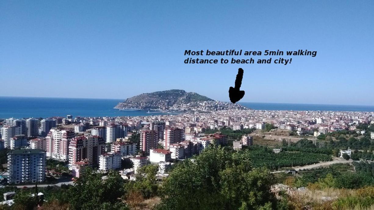 Beautiful Sultan House At Cleopatra Beach 1 With Umbrellas, Balcony, Barbecue, Private 100Mbps Wifi, Smart Tv, Table Games, Vip Trans-Fer - Beautiful Apartmenthouse Alanya Luaran gambar